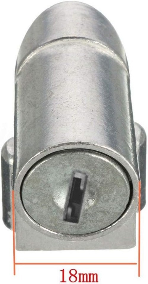 Universal Safety Lock for E-Bike Battery with Two Keys – Compact and Efficient