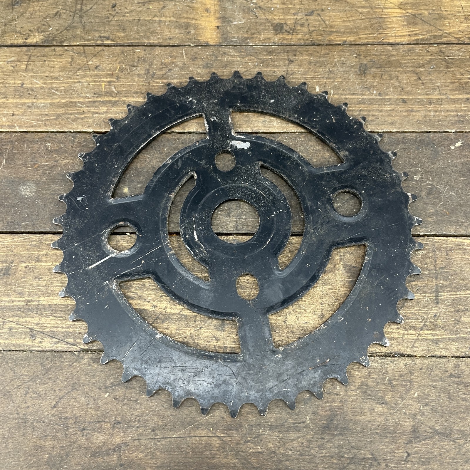 Vintage DK BMX Chainring Steel Iron Cross Bicycle Sprocket 370g Race Cruiser 44