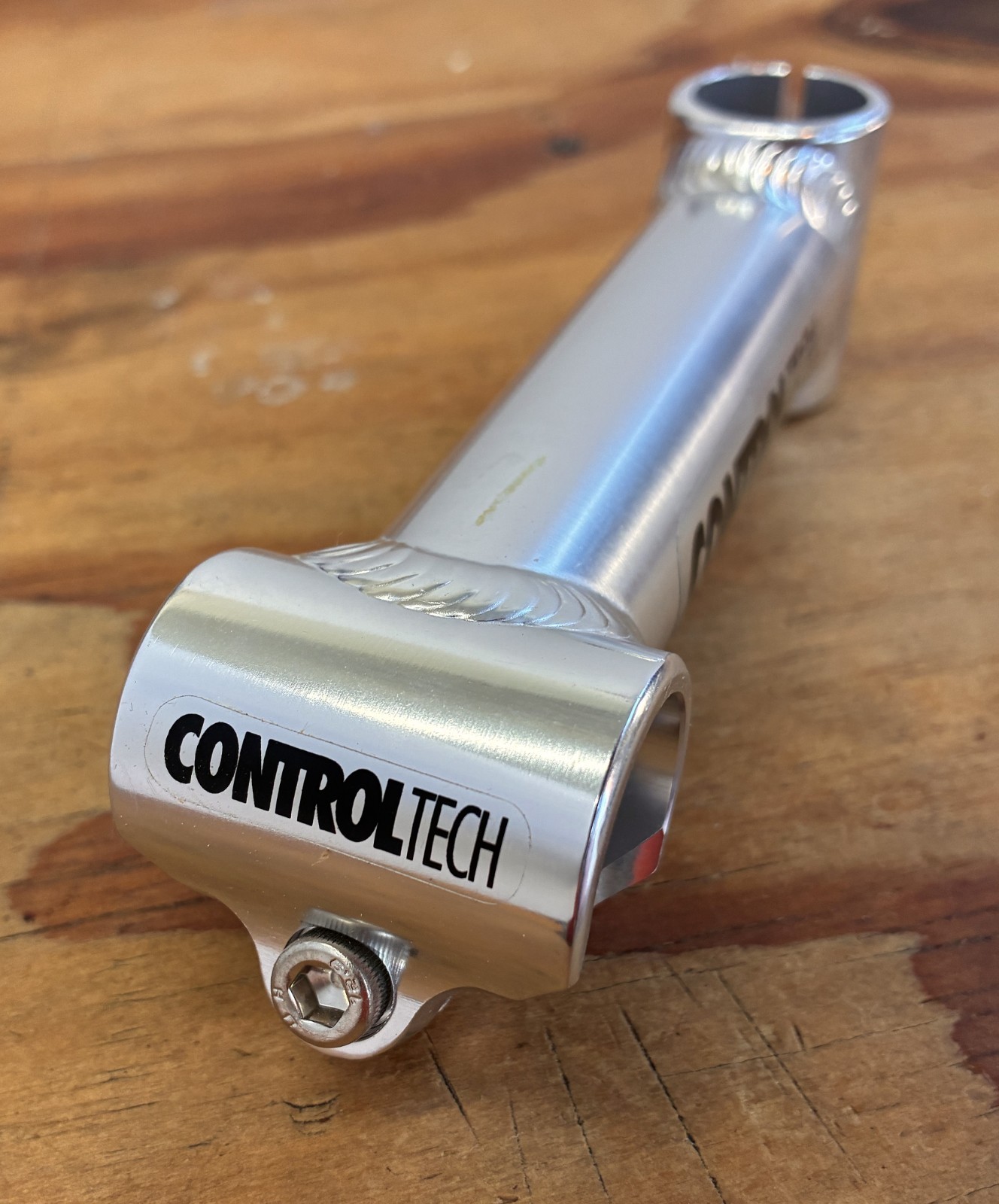 NOS 1″ Control Tech Control Ahead Road Threadless Stem Silver 130mm NIB 0d