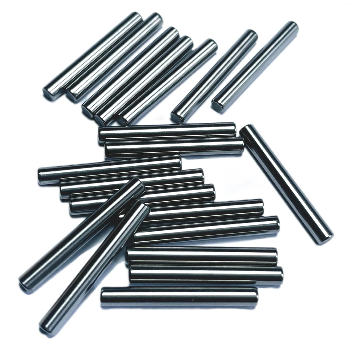 ZDingTech 20PCS 1/8 x 1 Dowel Pins,1/8 inch x 1 x 1 Inch, Silver
