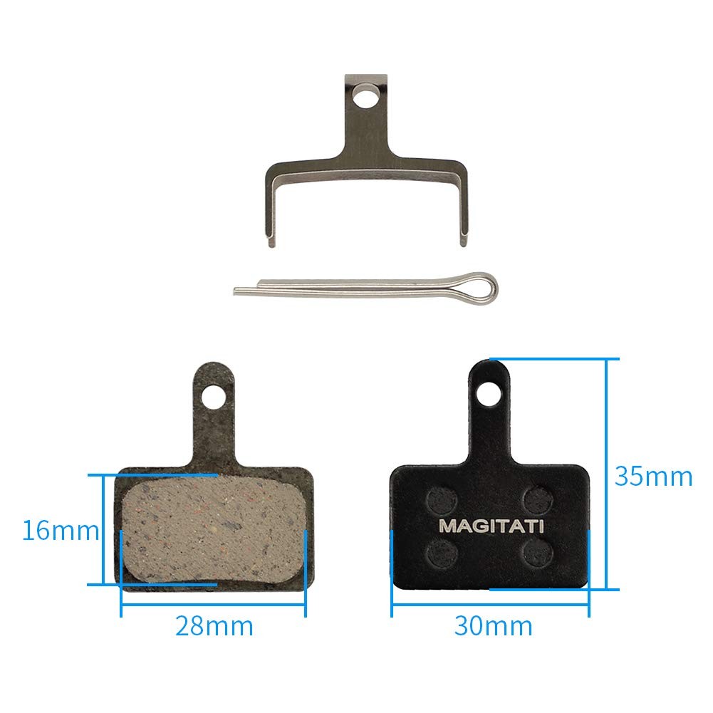 4 Pairs Resin Bike Bicycle Disc Brake Pads for TRP Tektro Shimano Deore Br-M57