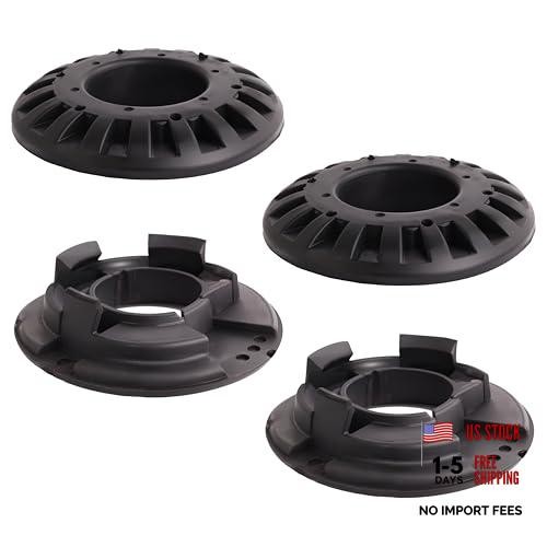 4 PCS Upper and Lower Coil Spring Insulator Kit Compatible with Jeep Grand Rear