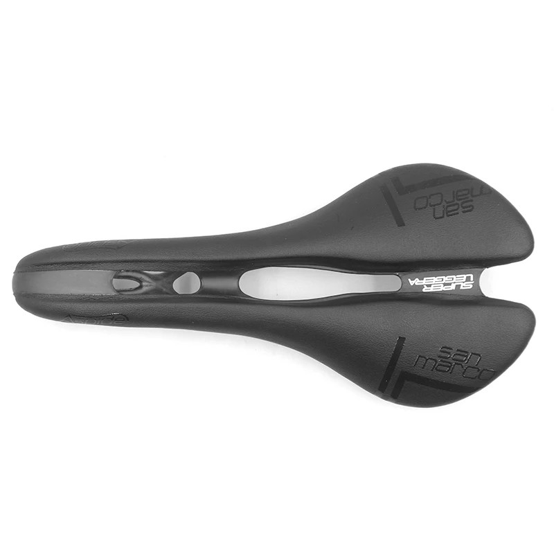 San Marco Aspide Carbon Road Bike Saddle 114g Hollow Comfort Seat Black White