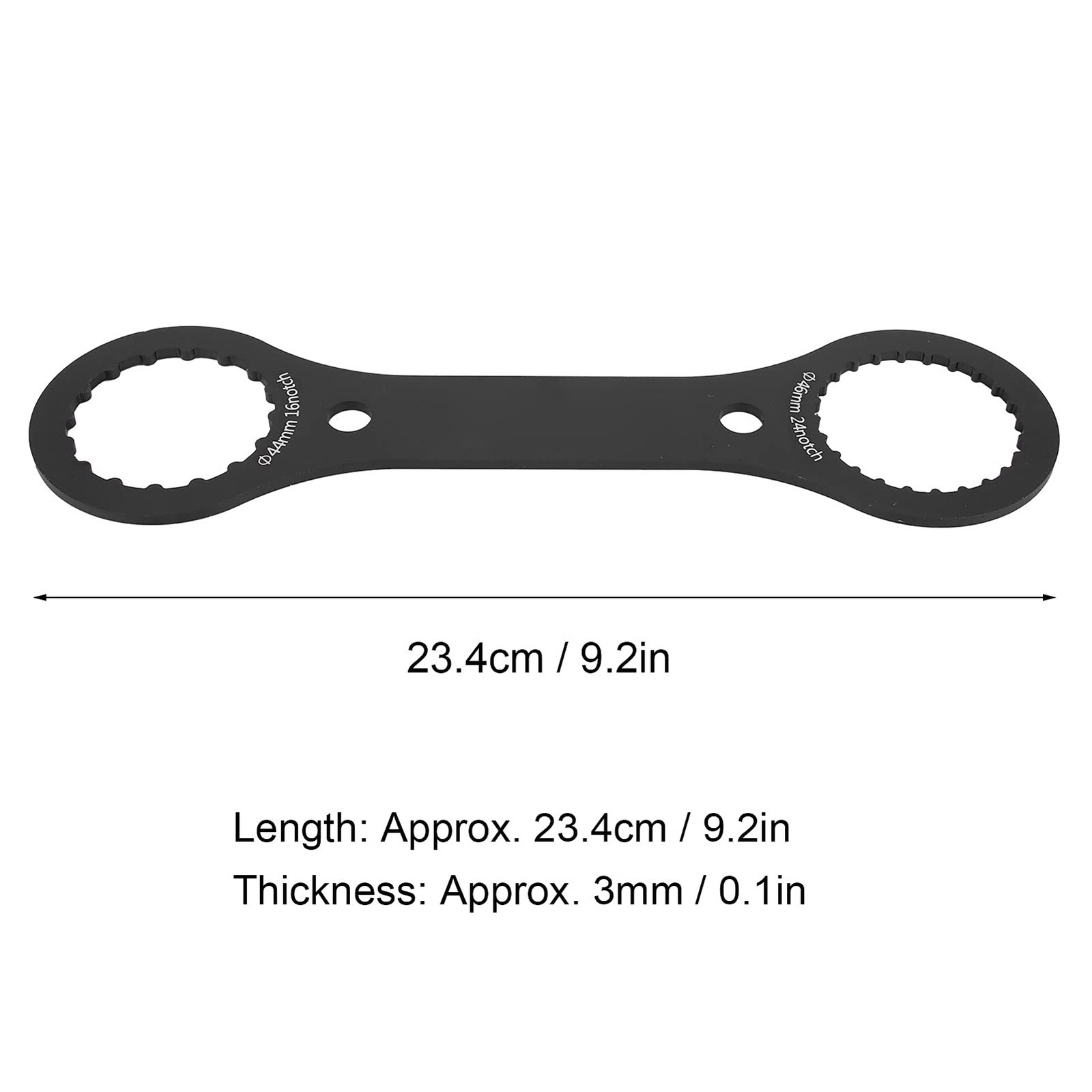 Bottom Bracket Wrench, BB Wrench Bottom Bracket Tool 44mm 46mm 16 24 Notch BB…