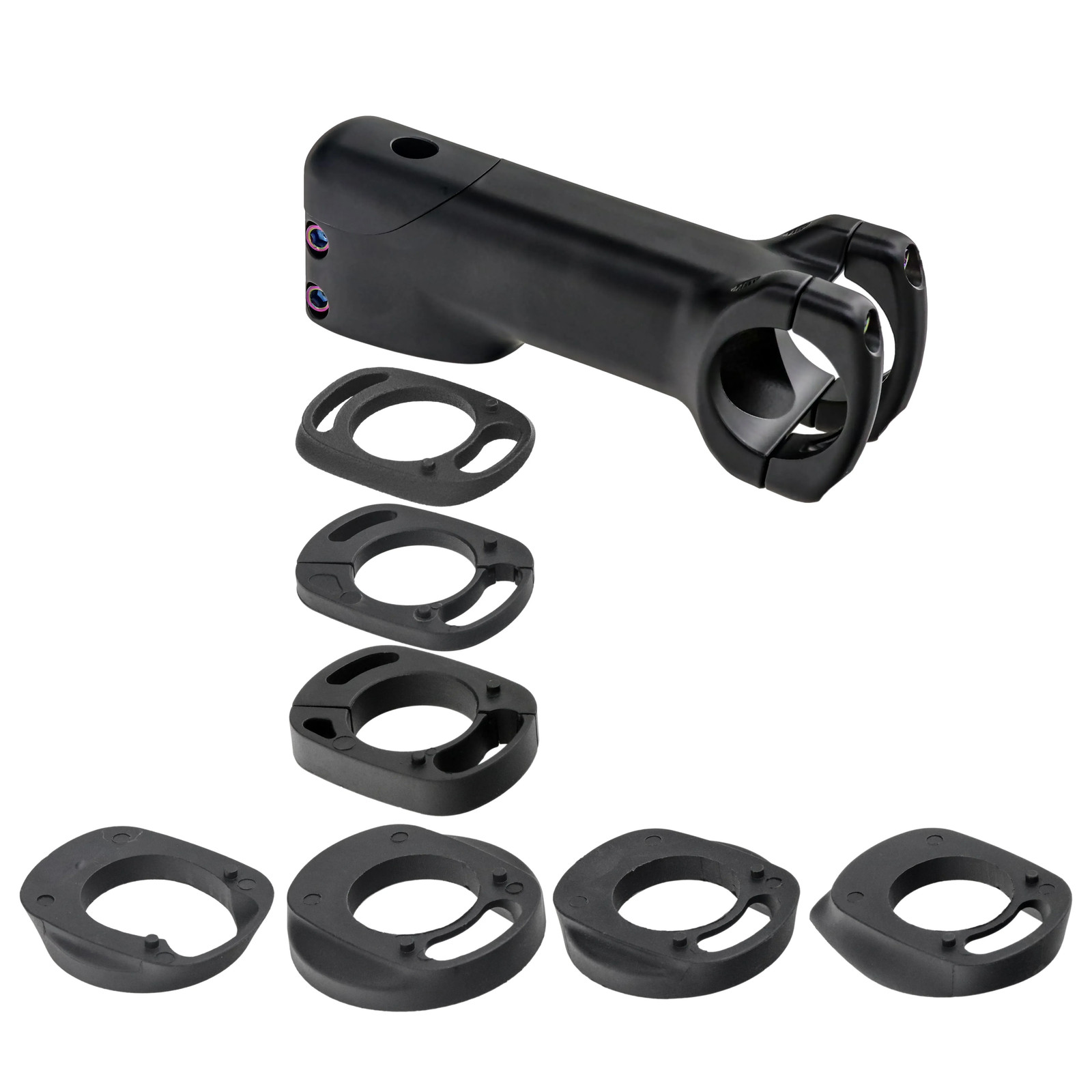 Bicycle Stem 28.6-31.8mm Internal Cable Routing Stem with Spacer Bike Parts