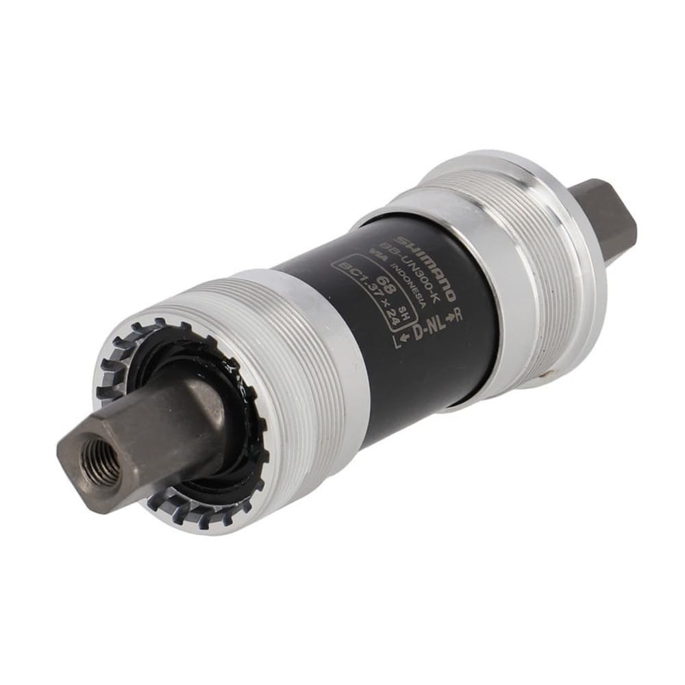 SHIMANO unisex – adult 68/122.5mm bottom bracket, black, one size