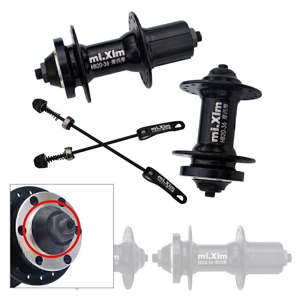32/36H MTB Mountain Bike Disc-brake Ball-bearing Threaded/Cassette Hubs 5-10S