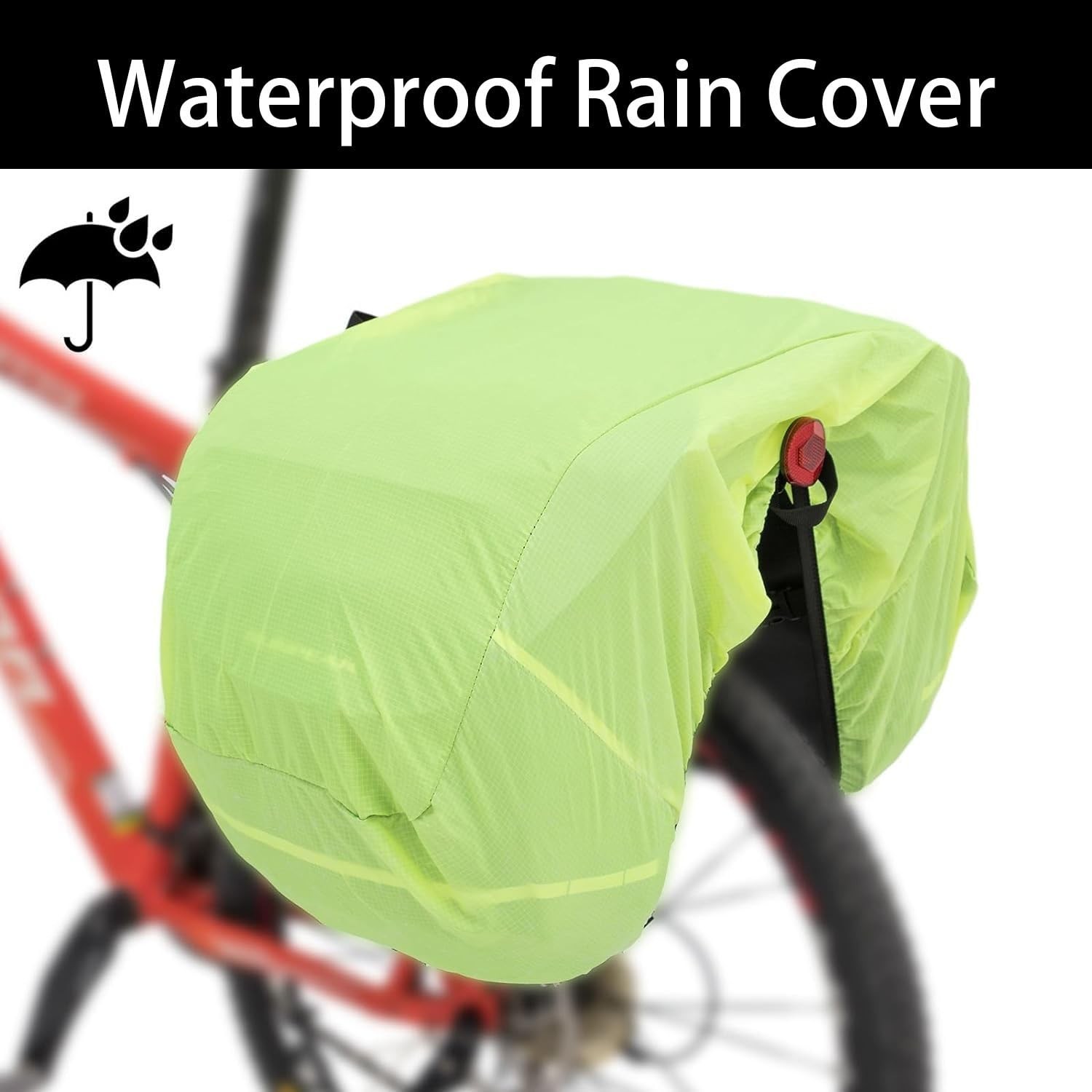 Sunpeak Bike Bag Accessories Panniers for Bicycle Rear Rack Bag 36L Waterproo…