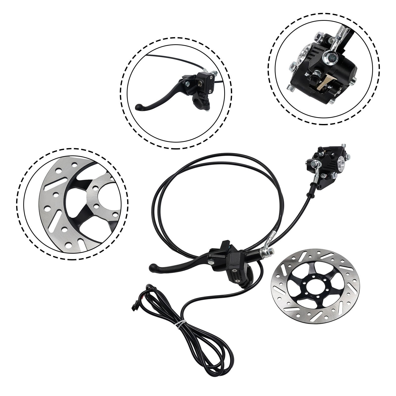 Adjustable Folding Electric Bicycle Brake Set Ensures Exceptional Control