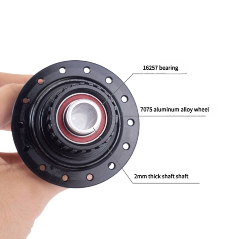 Bicycles Front Rear Hub Bike Hub 4 Bearing Front Rear 28/32/36 Hole Bicycles Hub