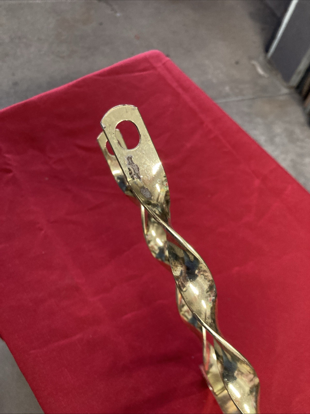 Vintage Lowrider 20 In? Bumper Flat Twisted Gold