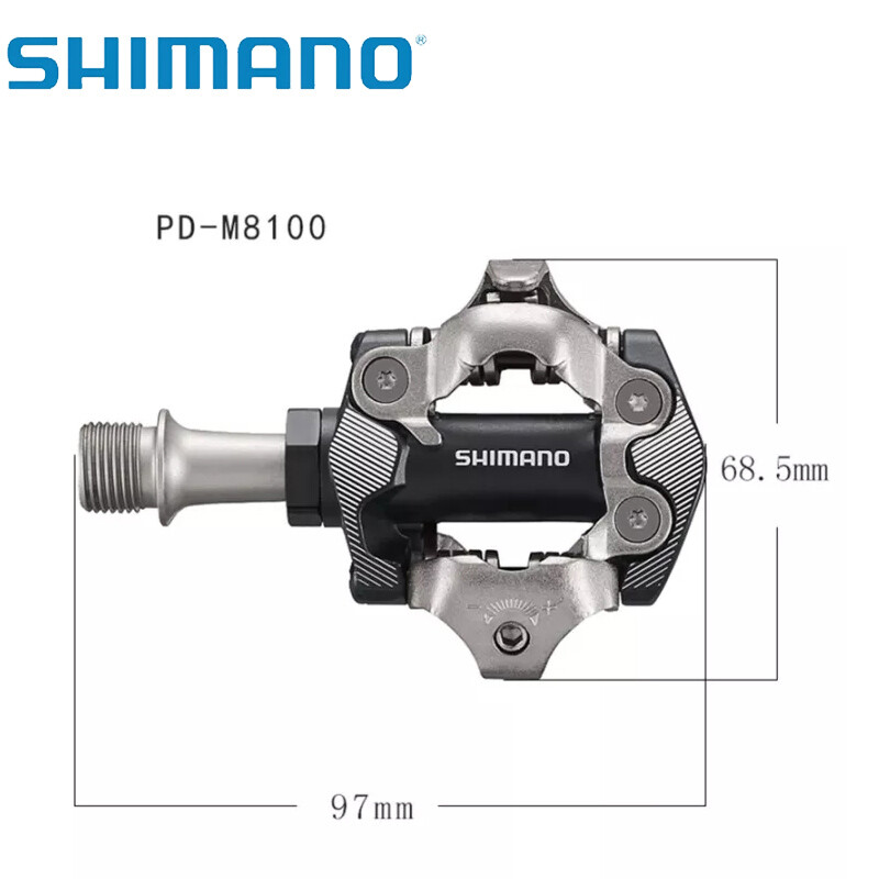 New Shimano Deore XT PD-M8100 SPD XC MTB Mountain Bike Clipless Pedals & Cleats