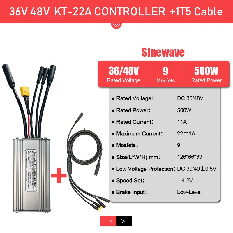 36V 250W 350W 48V 500W 750W 1000W 1500W Waterproof Brushless E-bike Controller