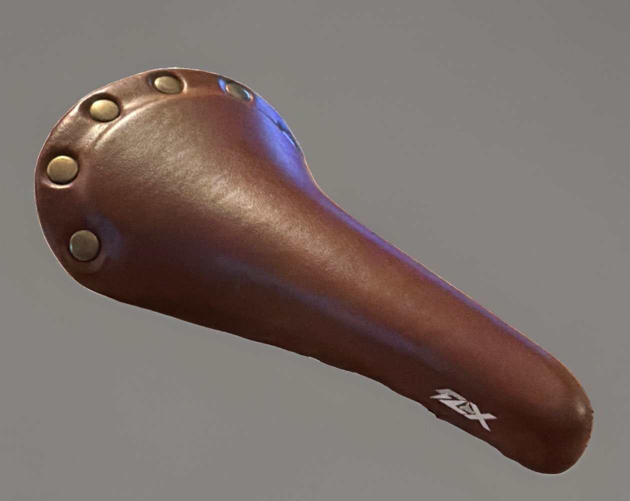 Velo Brown Retro Riveted FLEX Bike Seat For Babymaker Pro & Babymaker II E-Bikes