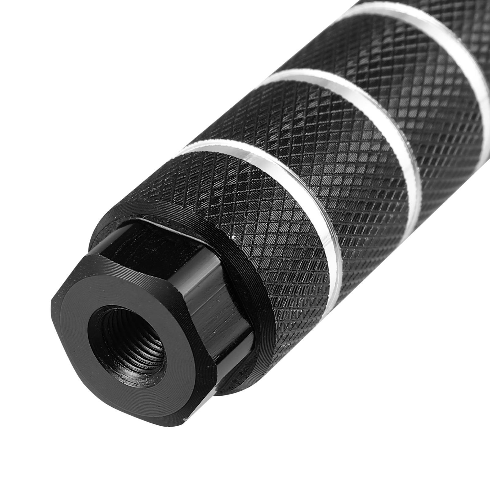 4pc Aluminum Alloy Rear Foot Pegs Black for BMX MTB Bike Fit 3/8 inch Axles