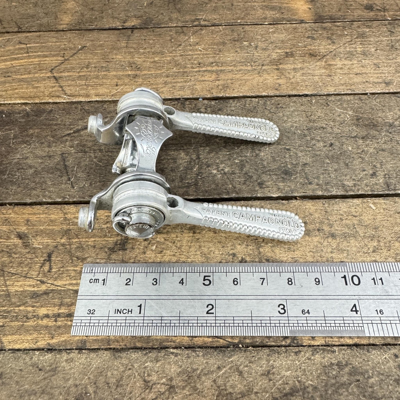 Vintage Campagnolo Record Down Tube Shifter Set Shift Lever Clamp FRiction 80s