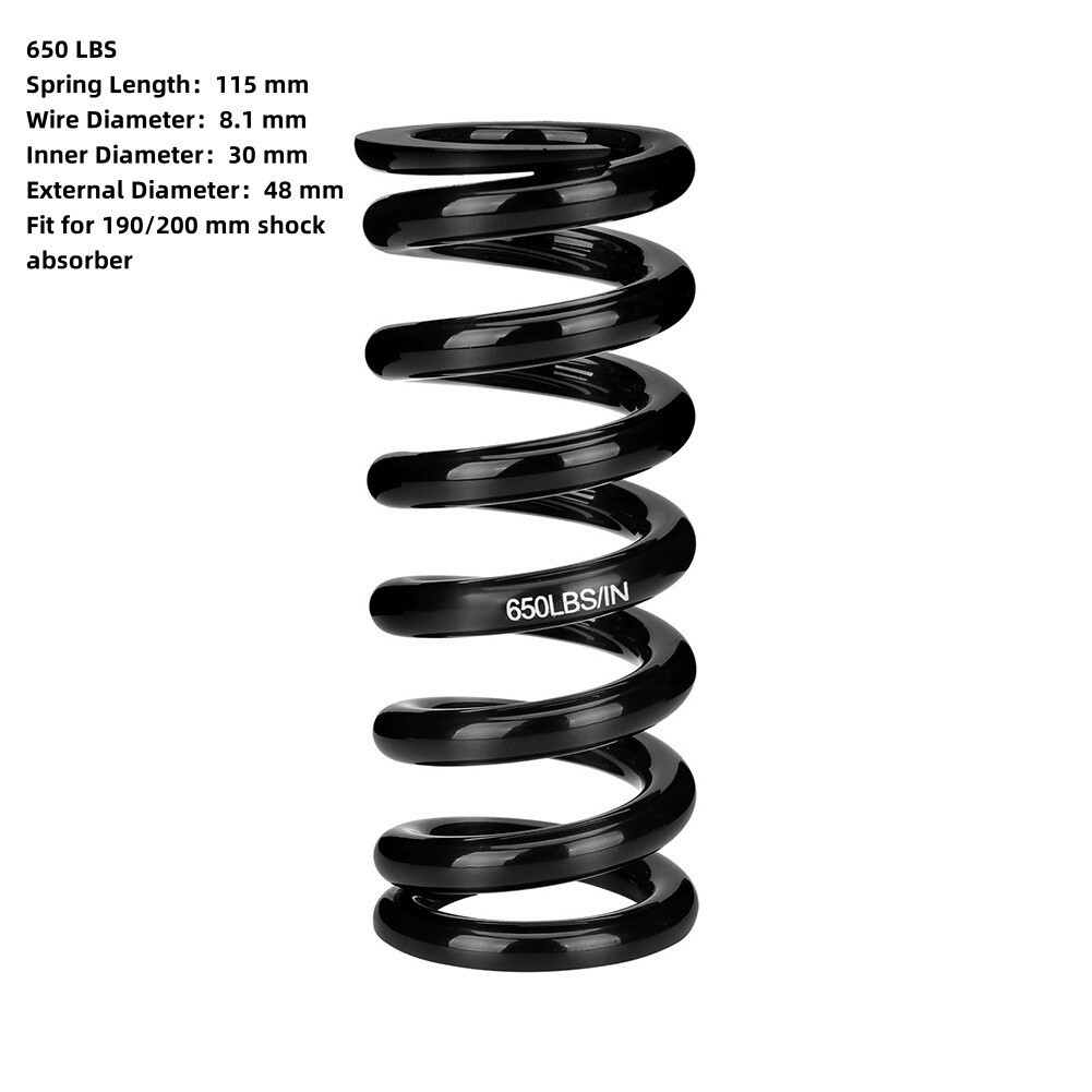 Sturdy Rear Shock Absorber Spring 30 MM ID 350 650 LBS Weight Capacity