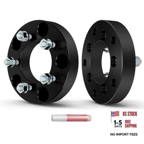 2PCS 5X5.5 to 5X4.5 Wheel Adapters Lug Centric 1.25″ 5 Lug 12X1.5 88mm hub