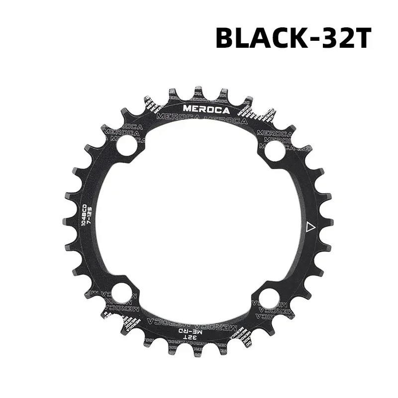 104BCD MTB Chainring Round Narrow Wide Mountain 38T Bicycle Crankset Chainwheel