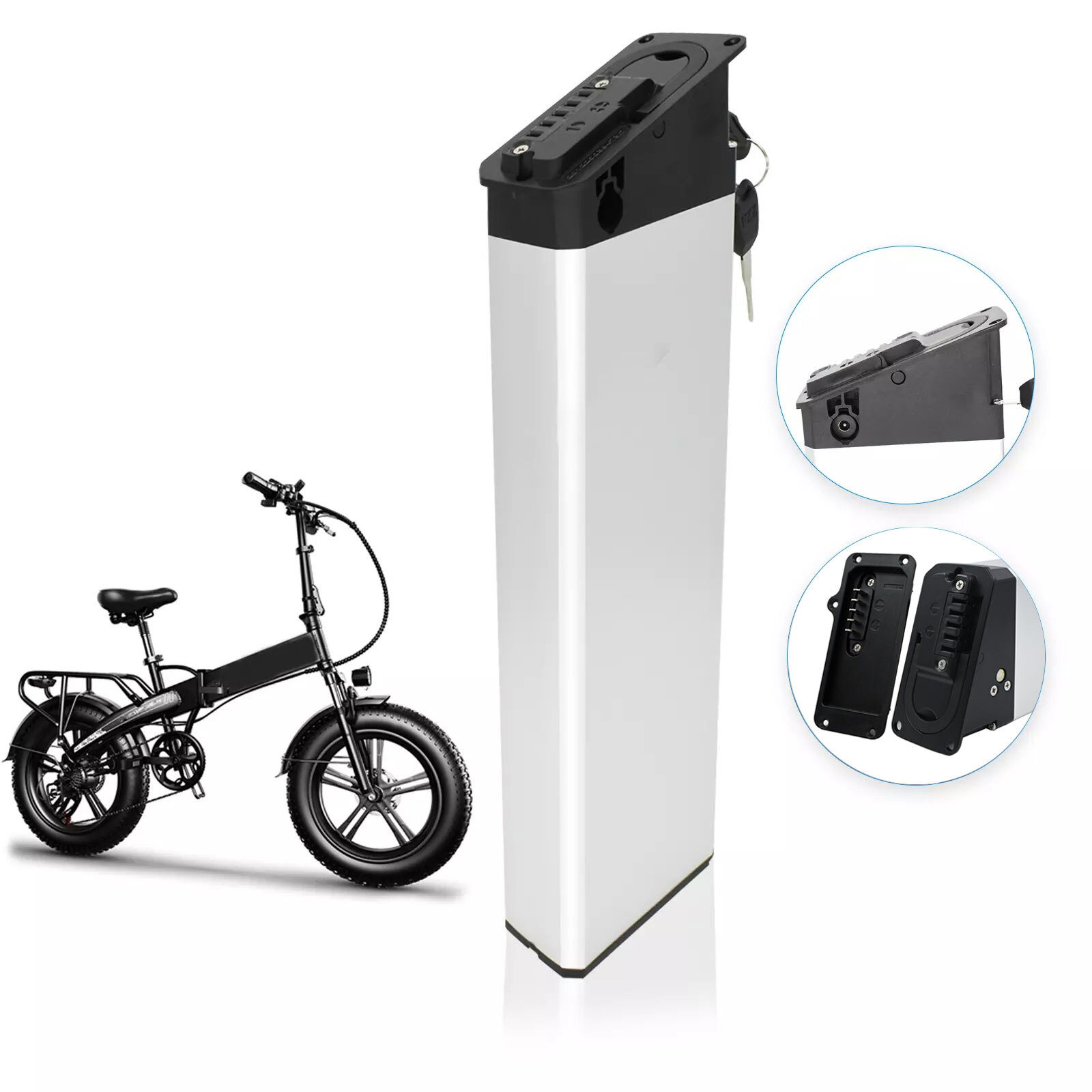 Electric Bike 48V 13Ah Lithium Battery 30A BMS for SAMEBIKE ENGWE engine X Ebike