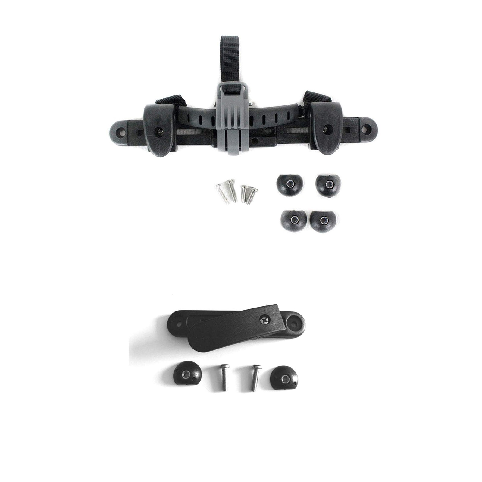 Vincita DIY Bike Pannier Hardware Kit – Rack Diameter Up to 16mm, Black