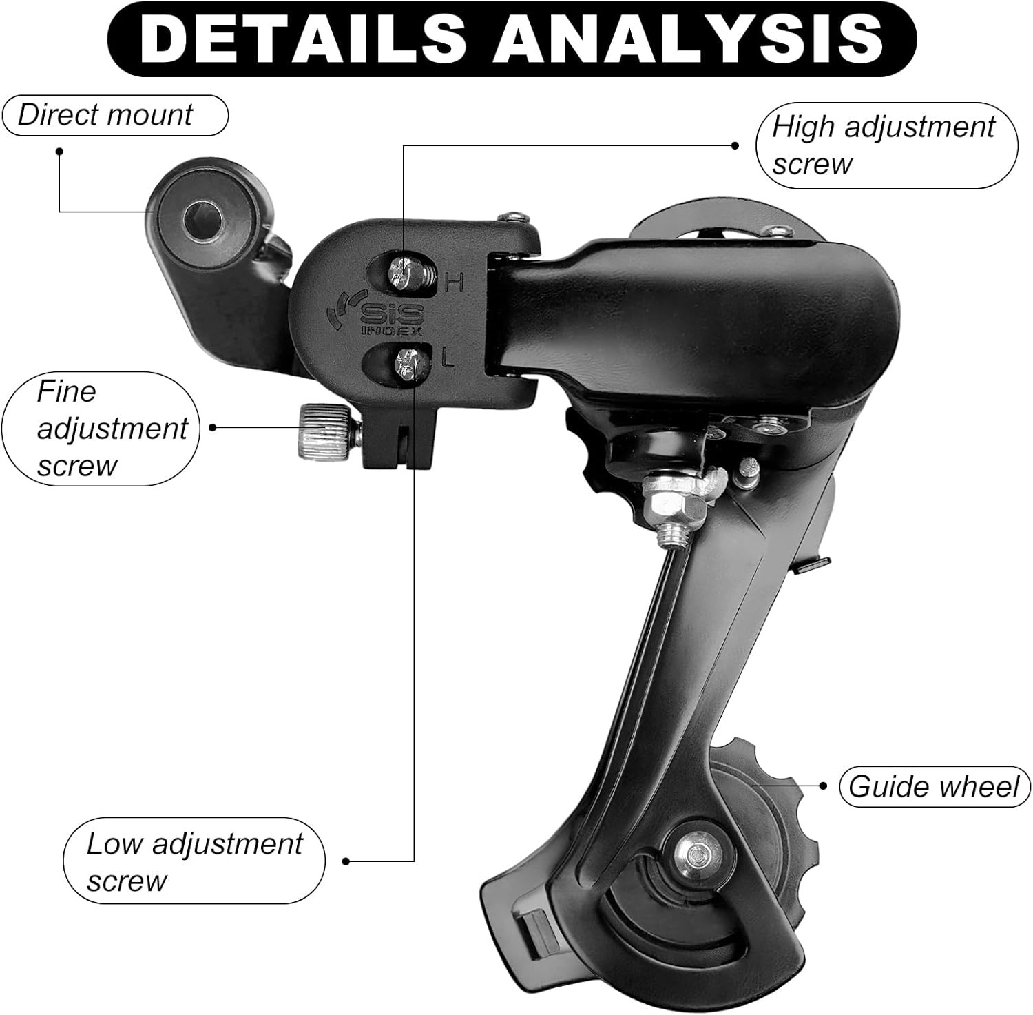 Rear Derailleur RD-TZ31A 6/7 Speed Direct/Hanger Mount Derailleur for Mountain T