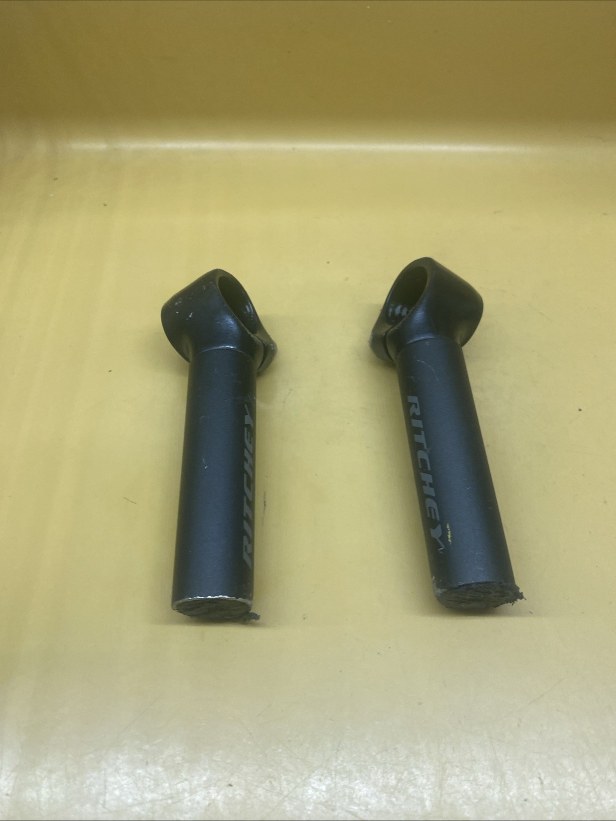 Black Ritchey Short Straight Aluminum Bar Ends