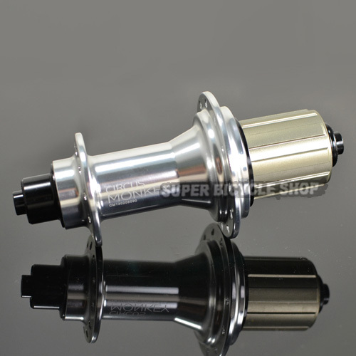 Circus Monkey HRW Road Rear Hub,24 Hole,Silver