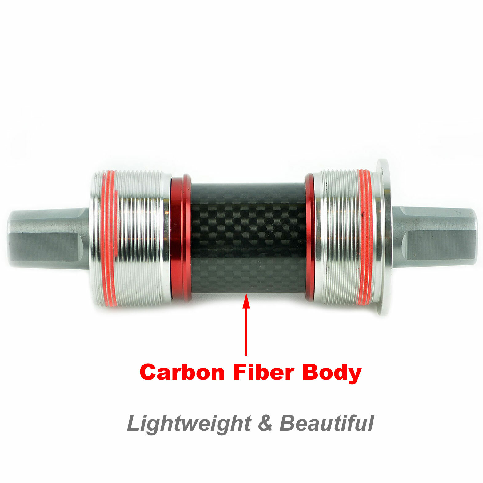 OMNI Racer Square Taper Cromo Steel Bottom Bracket JIS 2°: 73×122.5mm: ENGLISH