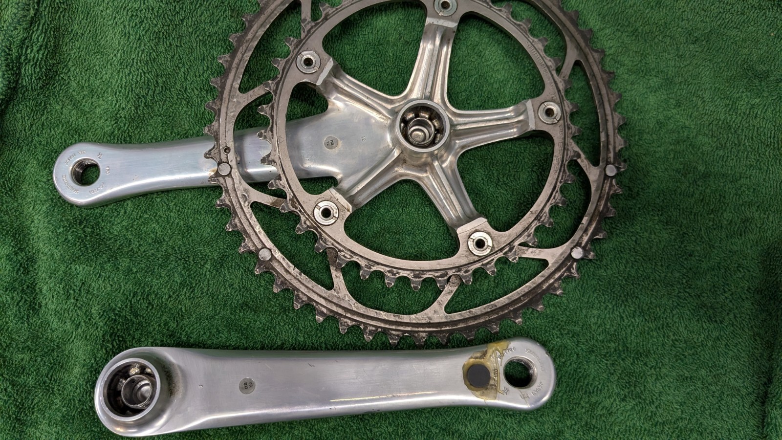 Shimano Dura-Ace 170mm Crankset Road Double FC-7701 53/39 W Octalink BB6500