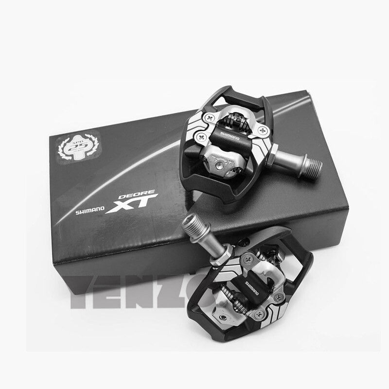 SHIMANO DEORE XT PD-M8020 mtb bike pedal with SPD cleats Self-Locking SPD MTB