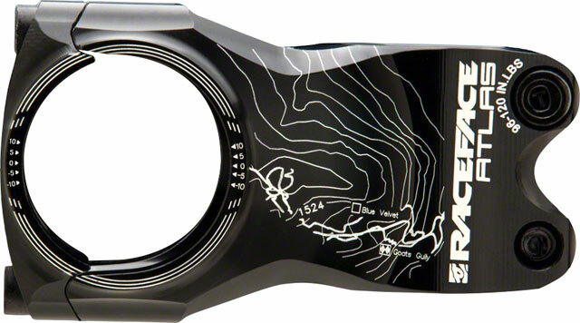 RaceFace Atlas 35 Stem – 65 mm, 35.0 Clamp, +/-0, 1 1/8″, Aluminum, Black