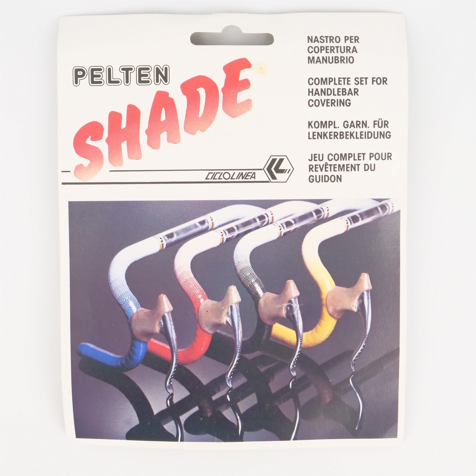 NOS Pelten Shade Handlebar Tape Yellow to White Fade Italy Ciclolinea Vintage