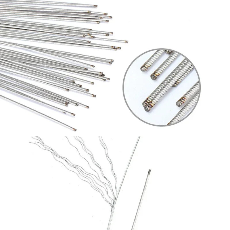 5PCS 2M Stainless Steel Bike Brake Shift Cable Inner Wire MTB Road Fixed Gear