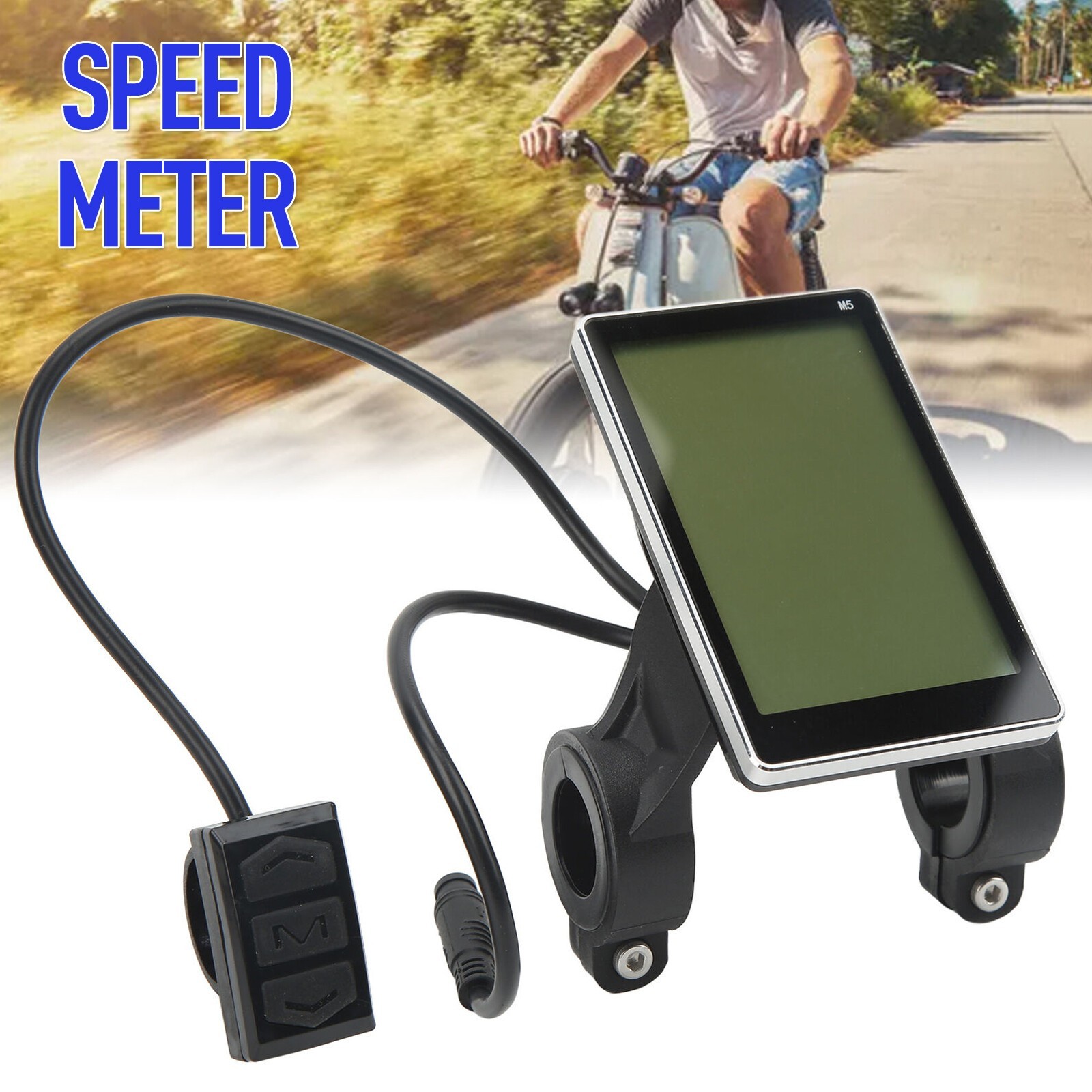 24V 36V 48V 60V E-Bike Electric Scooter Speed Meter Screen LCD Display New