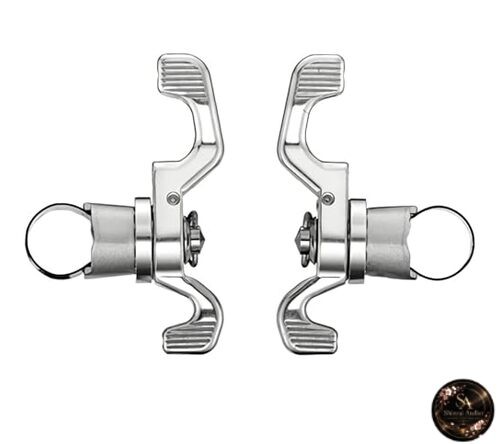 DIA-COMPE ENE CICLO Wing Shifters Silver Left and Right Set Compatible with