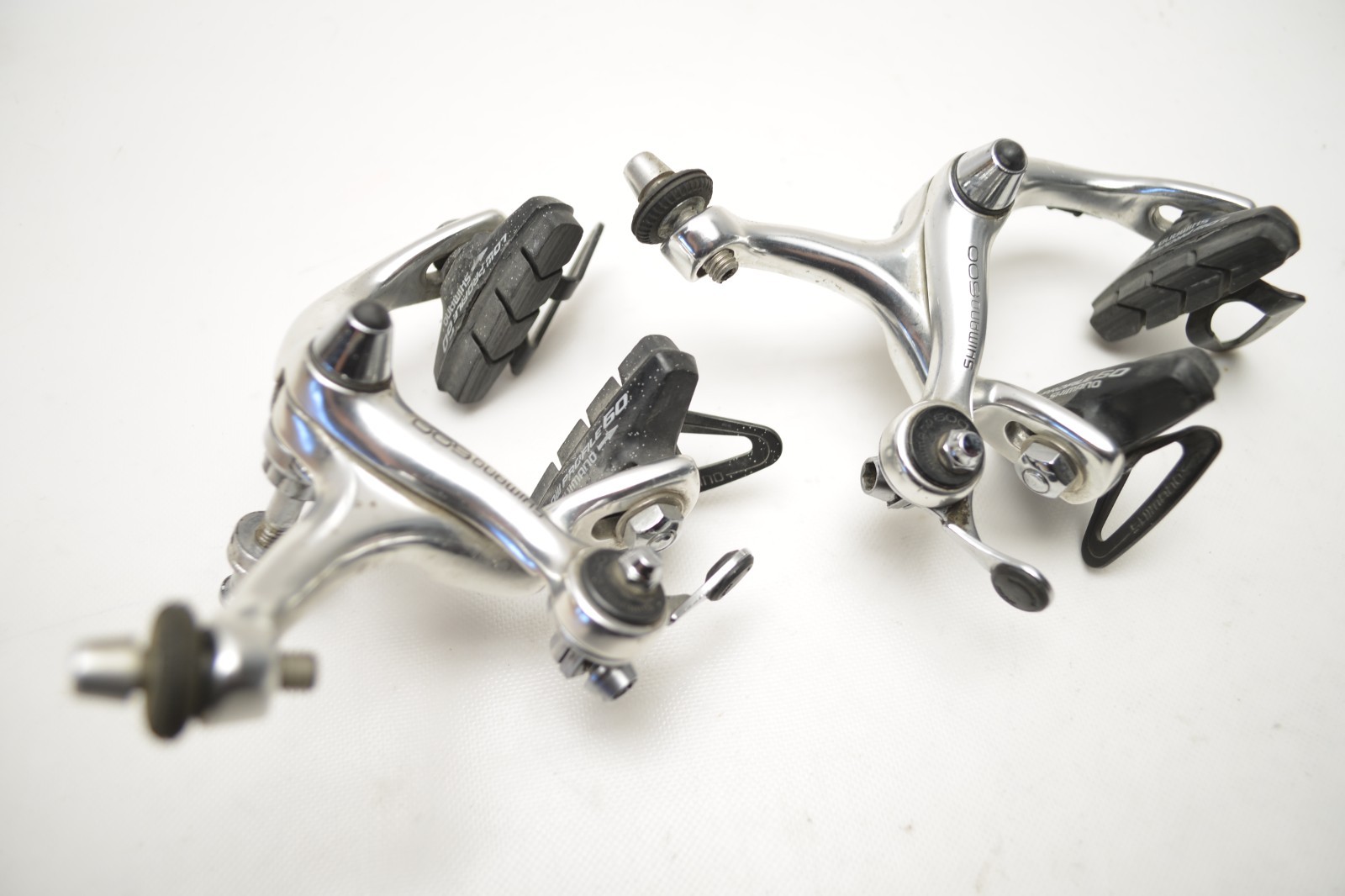 SHIMANO 600EX BR-6208 BICYCLE QR RECESSED SIDEPULL BRAKE SET 52 MM CENTER