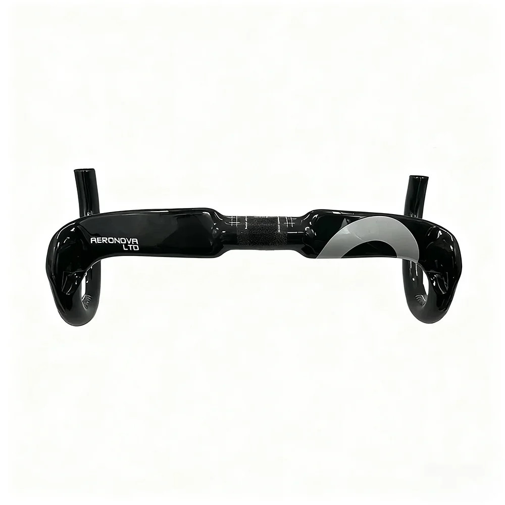 Full Carbon Fiber Road Bike Handlebar Gloss Black 31.8*380/400/420/440mm