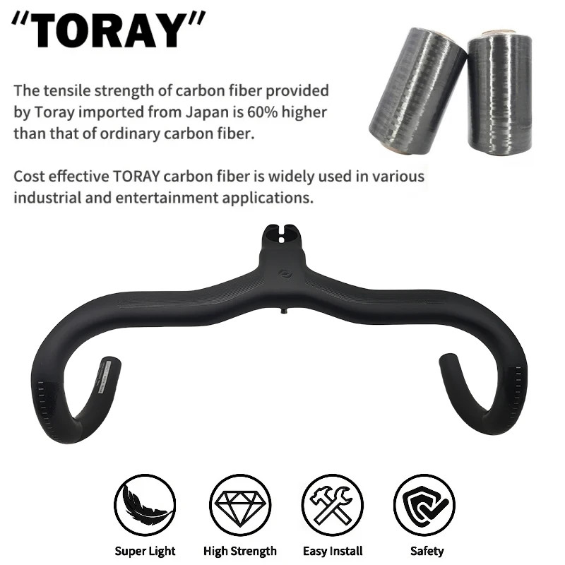 Syncros Creston IC SL Carbon Internal Cable Road Bicycle Handlebar Integrated