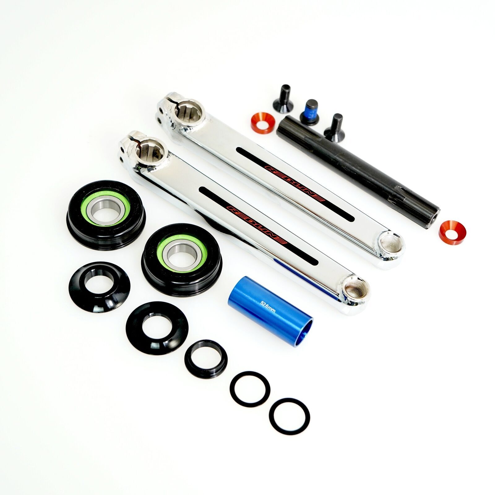 REDLINE FLIGHT Cranks 3-piece Cranks 175 mm BMX Crank Arms BMX With BB Sets