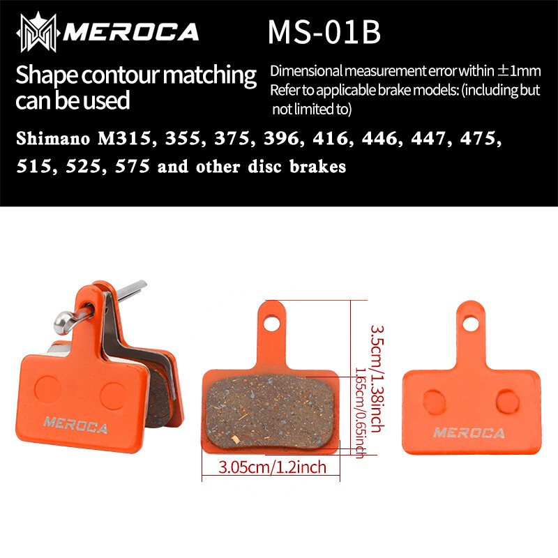 4 Pair Mountain Bike Disc Brake Pads Bicycle Resin Pad For Shimano SRAM Hayes