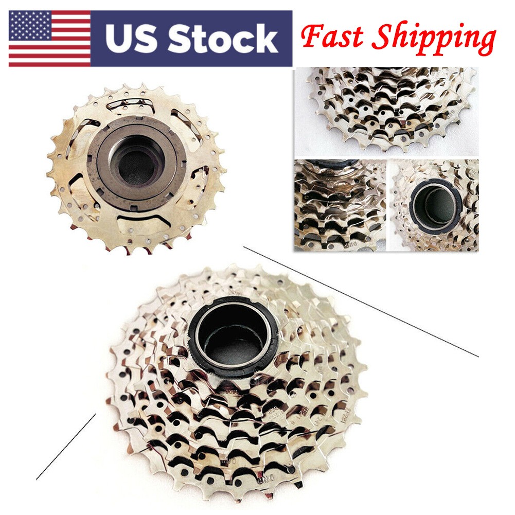 1x DNP 7-Speed Screw-on MTB Bike Freewheel Nickel Plate 11-28T On 34mm thread US