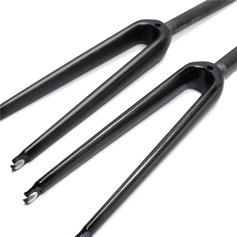 1-1/8 in Carbon Fiber Bicycle Rigid Fork 700*28C Gravel Road Bike Fork C Brake