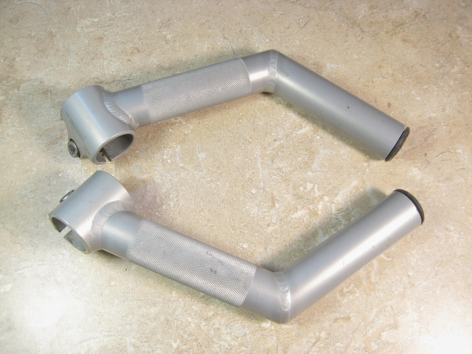 Control Tech Control Stix II Lite 8″ MTB Bar Ends Silver Controltech