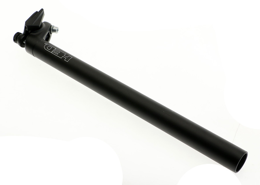 HED Trident Road Alloy Seatpost 27.2mm 18mm Offset 350mm Seat Post Black NEW