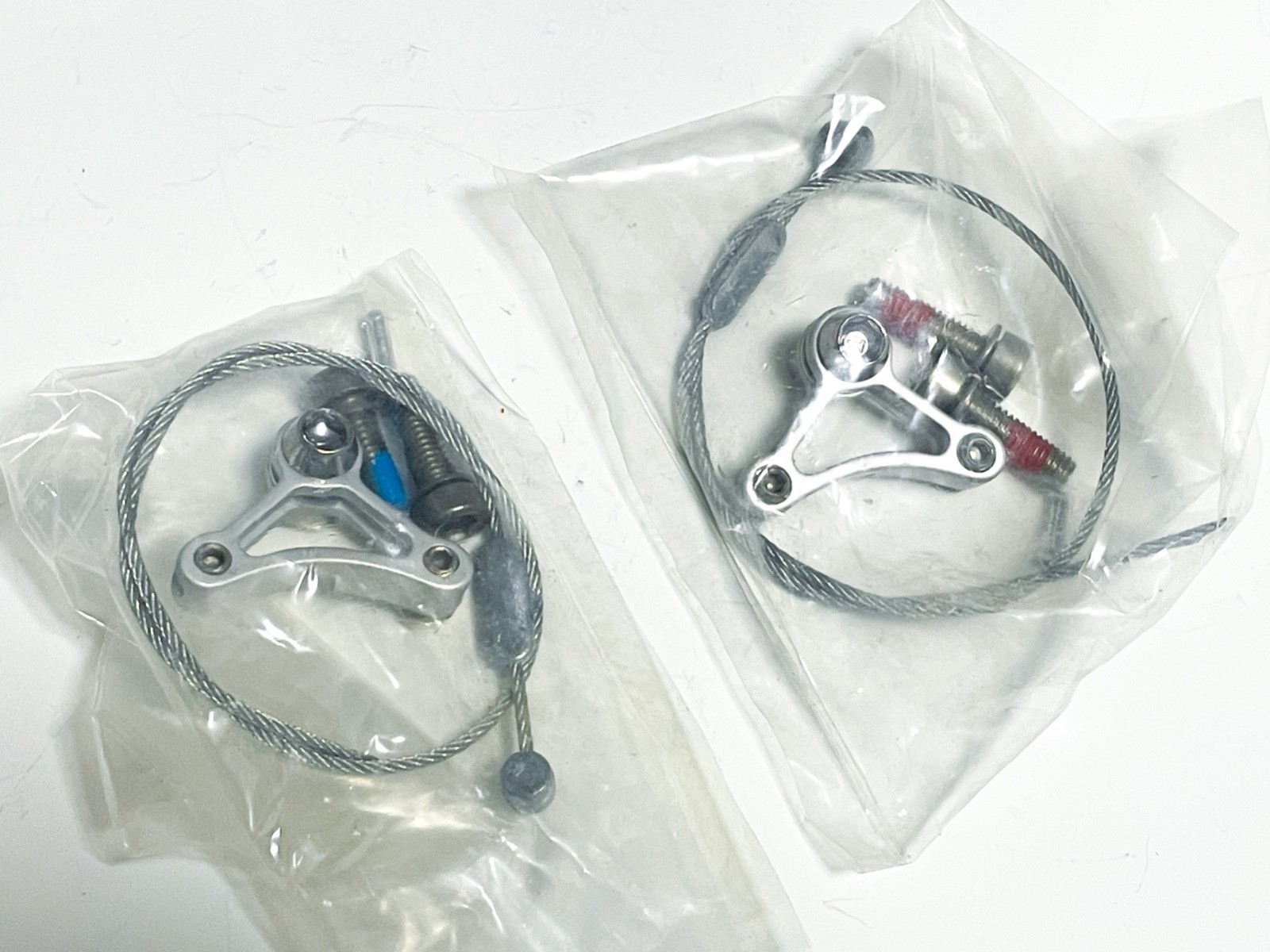 NOS TEKTRO RBP CNC Machined Cantilever Brake Set Front Rear Silver Gold 90s MTB