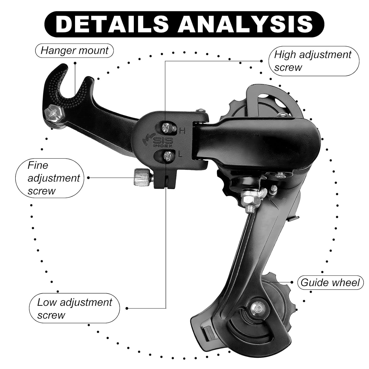 Rear Derailleur RD-TZ31A 6/7 Speed Direct/Hanger Mount MTB Derailleur