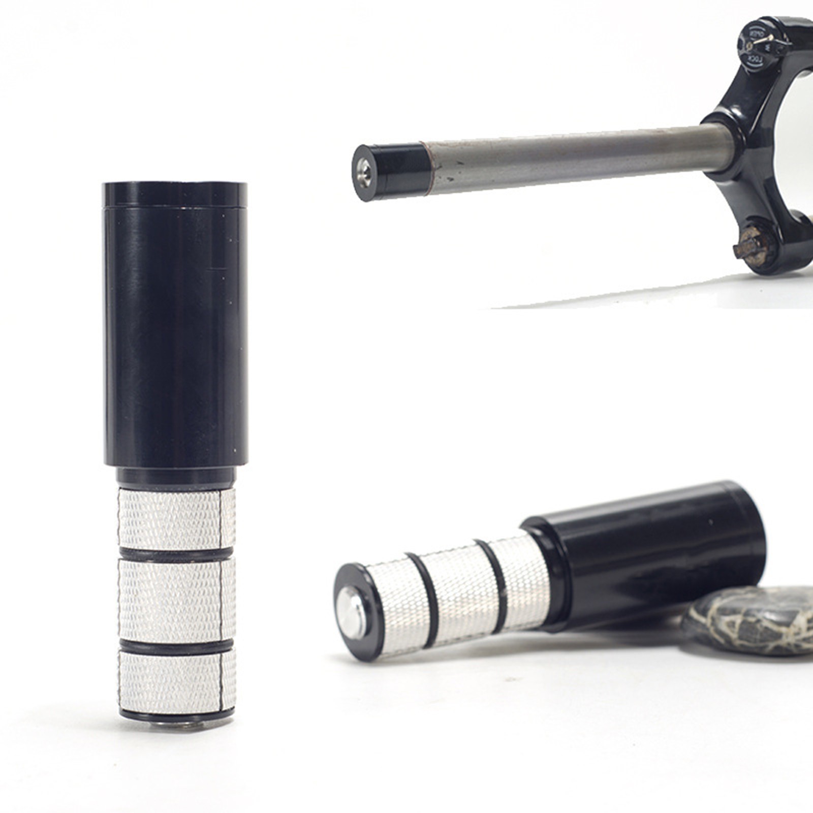 Bicycle Fork Shaft Extension, Aluminium Alloy Handlebar Riser Extender New
