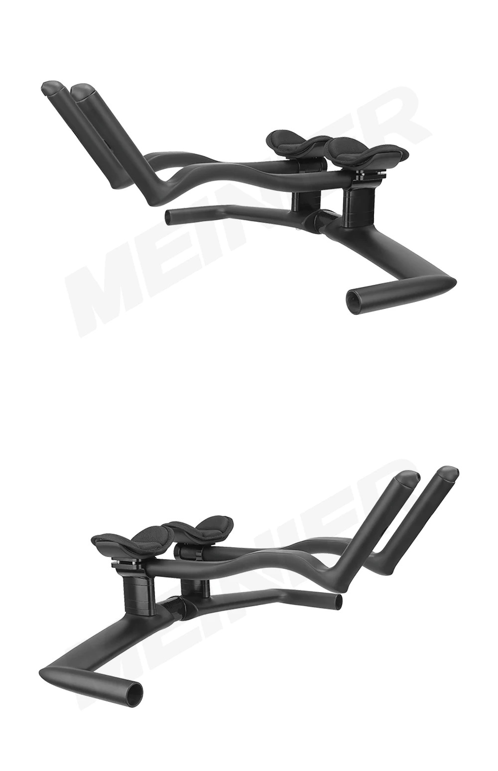 TT Bar Carbon Fiber 0 Degree Aero Time Trial Triathlon Bicycle Handlebar