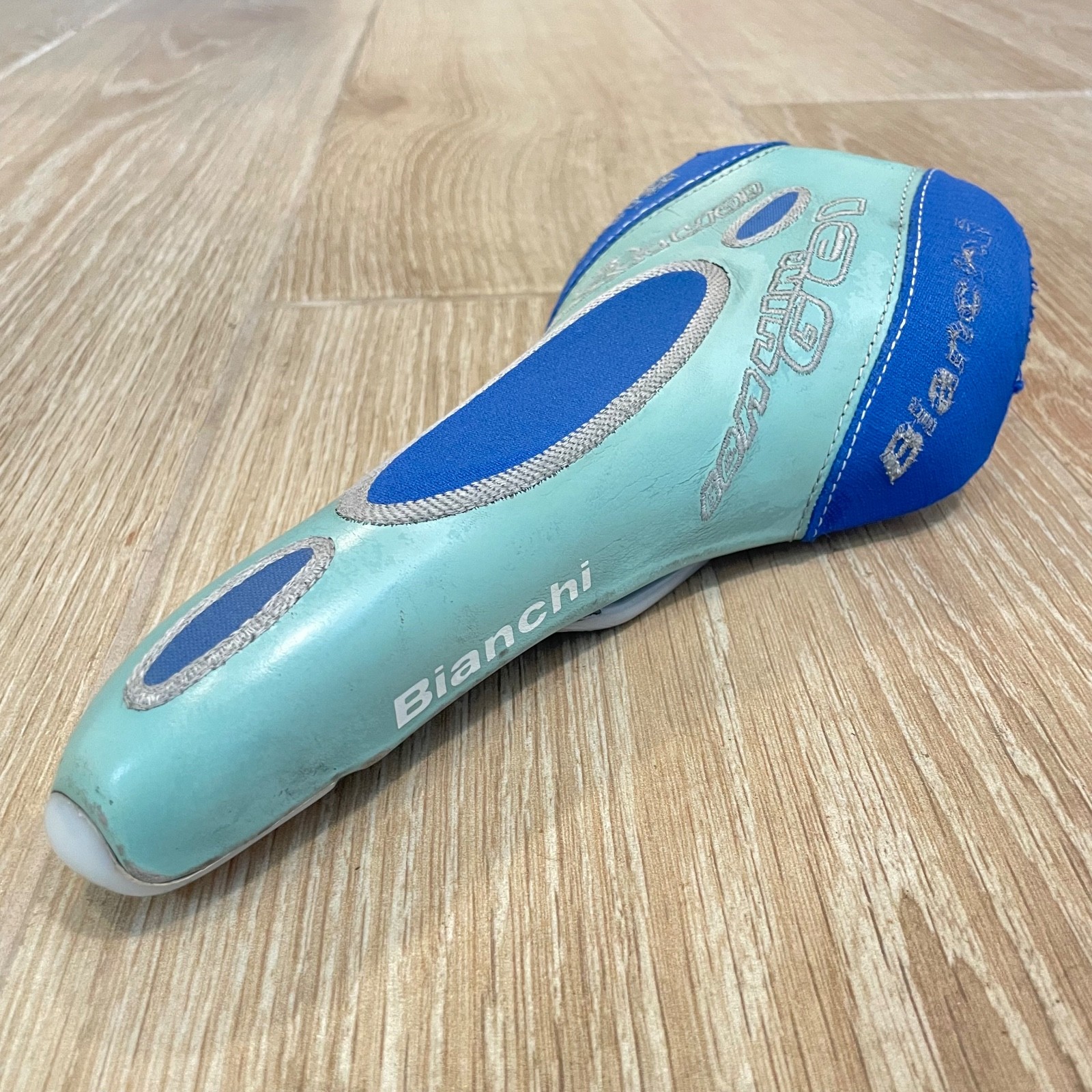 SELLE ITALIA TRIMATIC BIANCHI VINTAGE SADDLE SEAT RACING ROAD BIKE